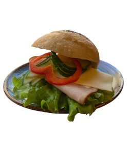 Smörgås med kalkon och ost